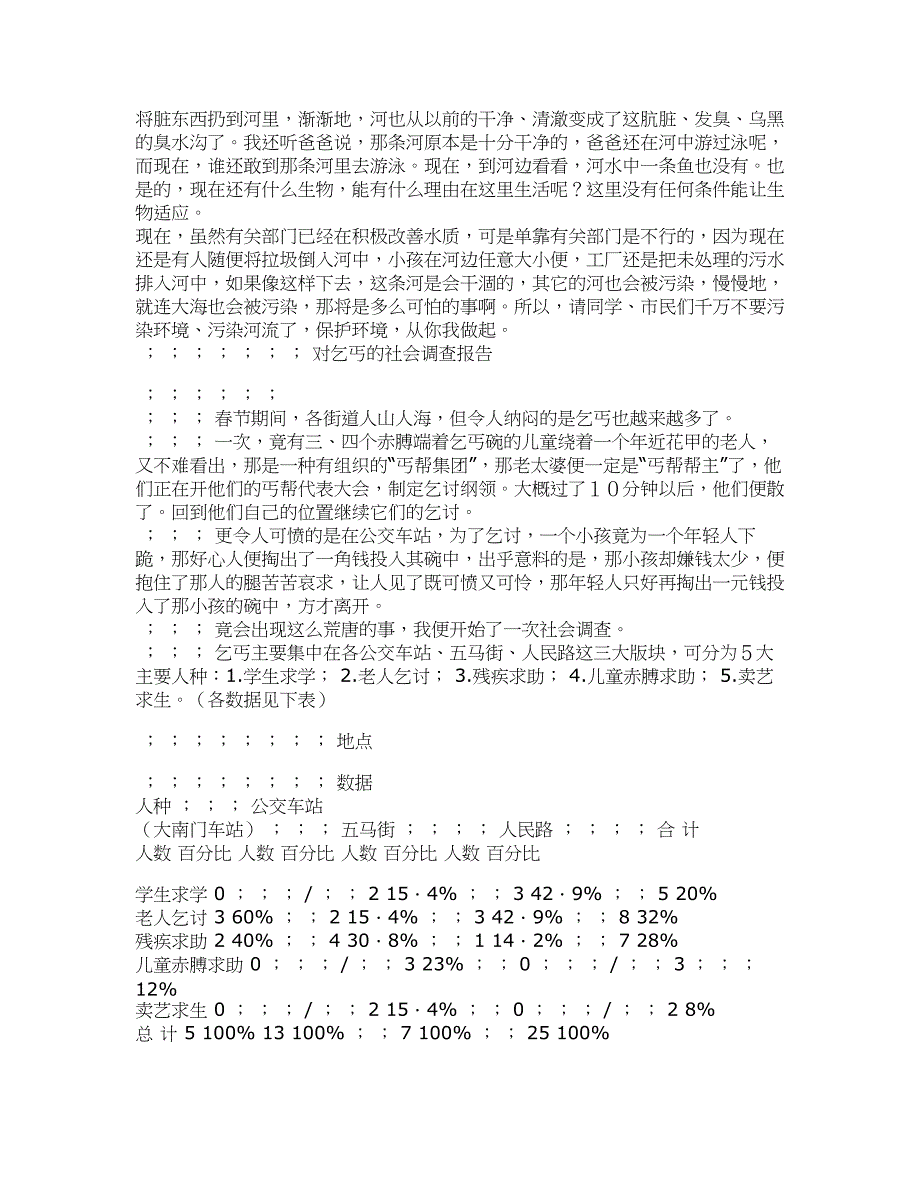 学生寒假社会调查报告范文_第2页