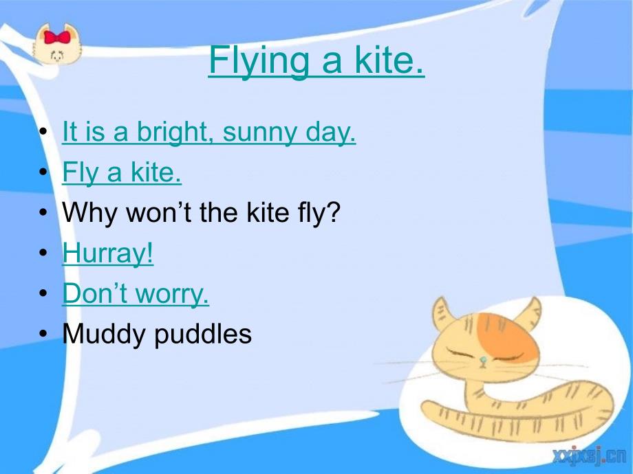 小学英语兴趣课fly a kite1_第3页