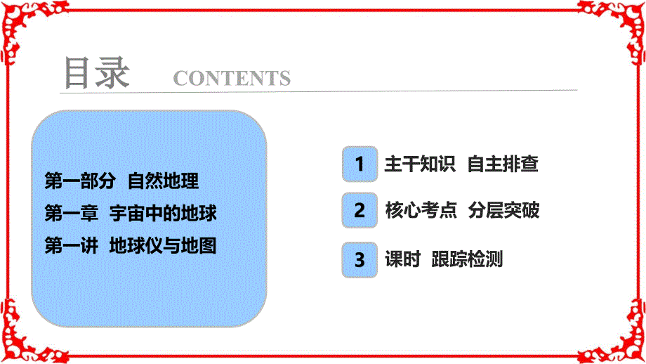 2018年高考地理一轮复习学案讲解第1部分第1章第1讲地球仪与地图_第1页