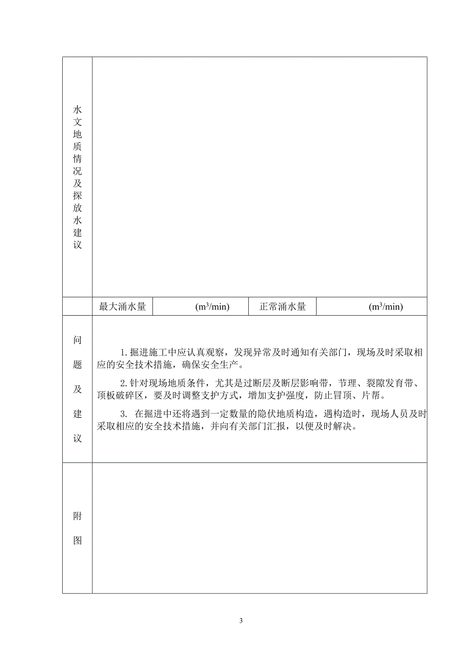 开拓地质说明书格式_第4页