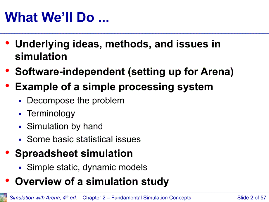 仿真学arena详解 chapter+02+slides_第2页