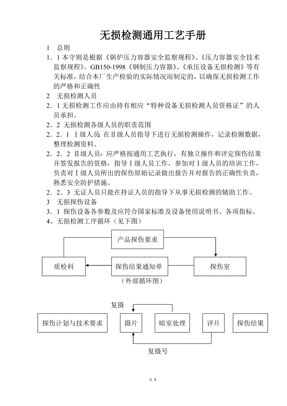 无损检测通用工艺守则_第1页