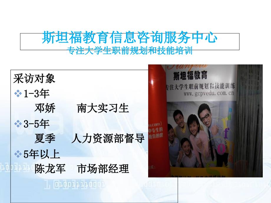 2013大学职业生涯人物访谈ppt_第3页