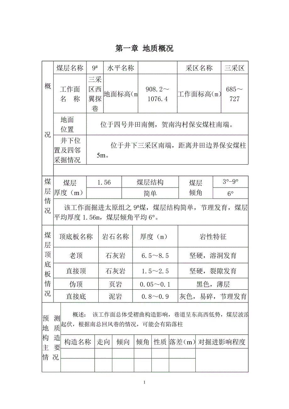 三采区西翼探巷_第1页