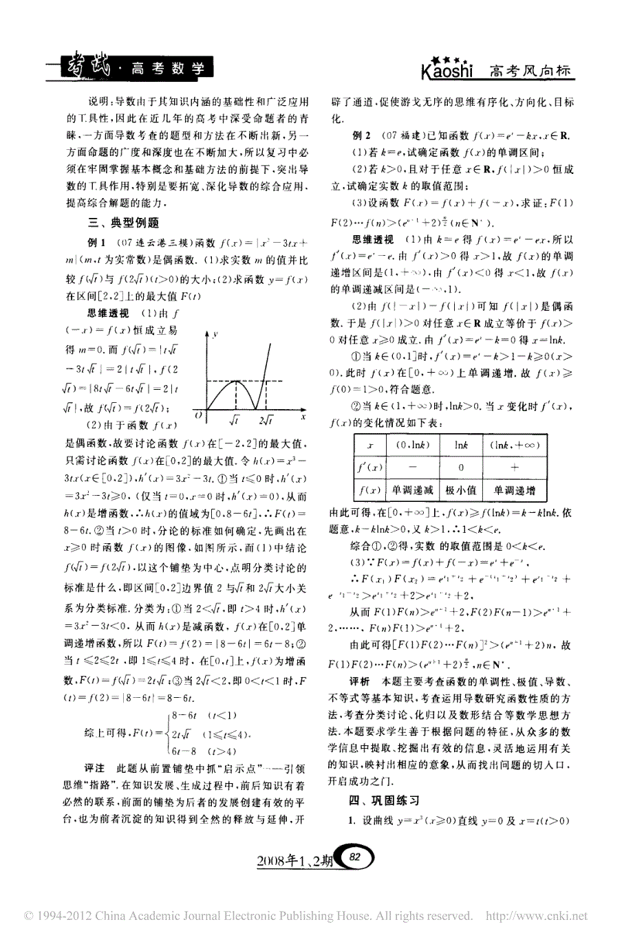 导数应用的题型与方法_第2页