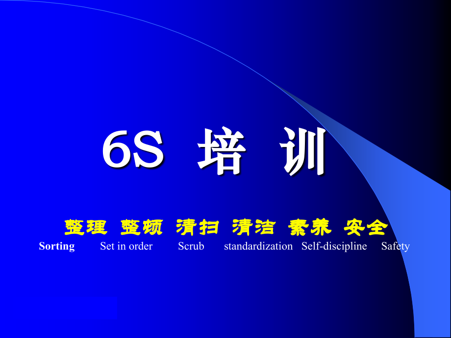 2017年最新6S培训专用课件_第1页