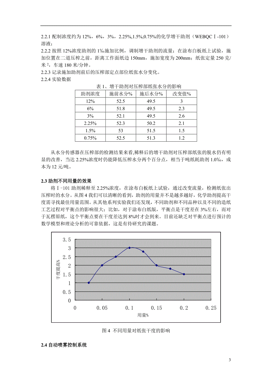 化学助剂在造纸压榨部的增干应用t_第3页