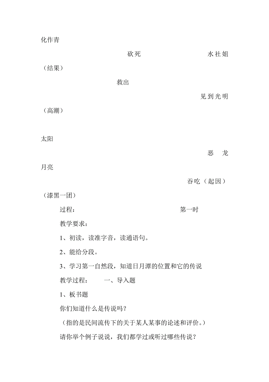 《日月潭的传说》教学设计三_第2页