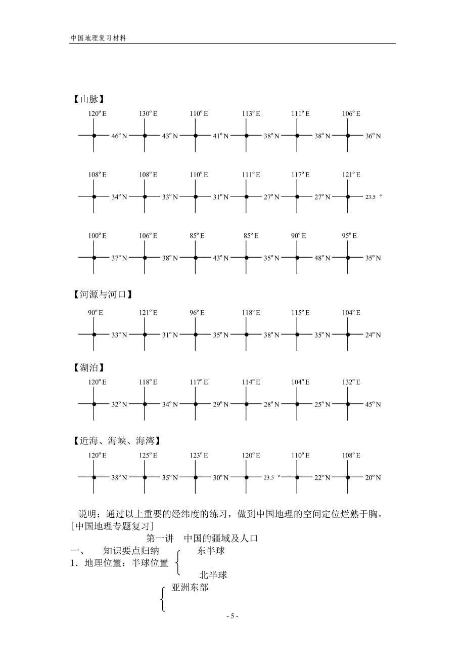 高三复习教案——中国地理(初高中整合复习教案)_第5页