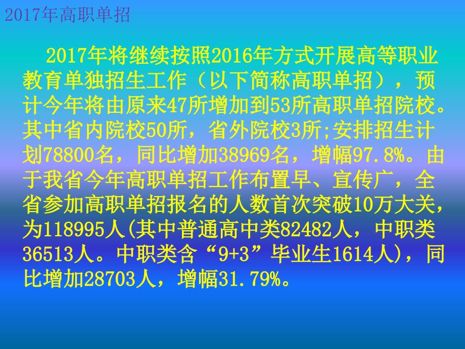 17年四川省高职单招政策解读分析_第4页