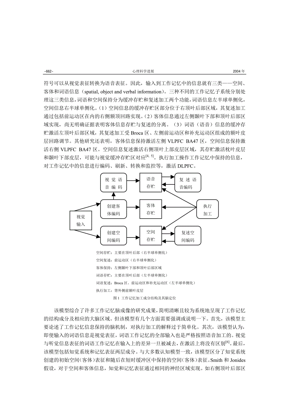 信息保持、短时存贮与执行控制的脑模型(2004)_第2页