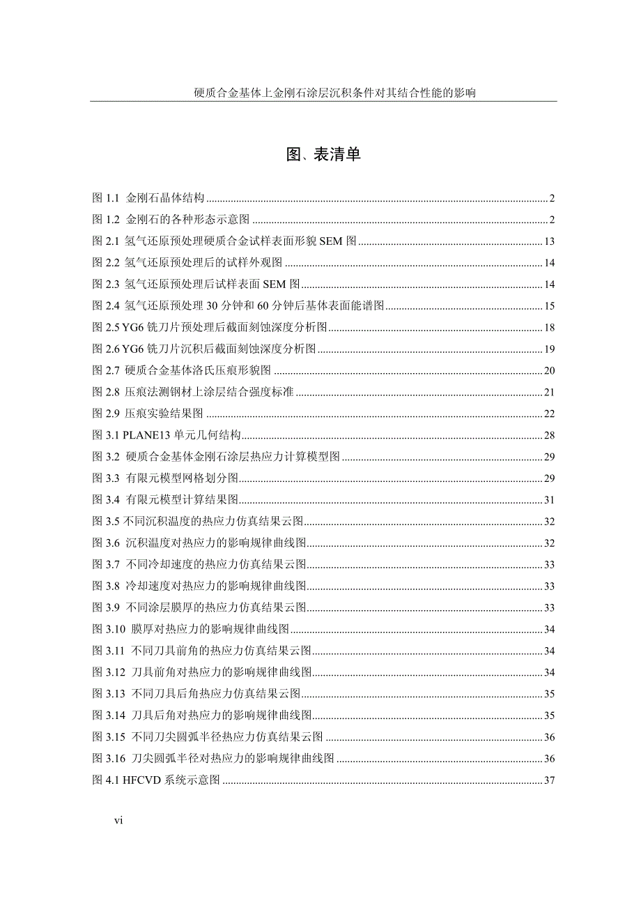 硬质合金基体上金刚石涂层沉积条件对其结合性能的影响_第4页