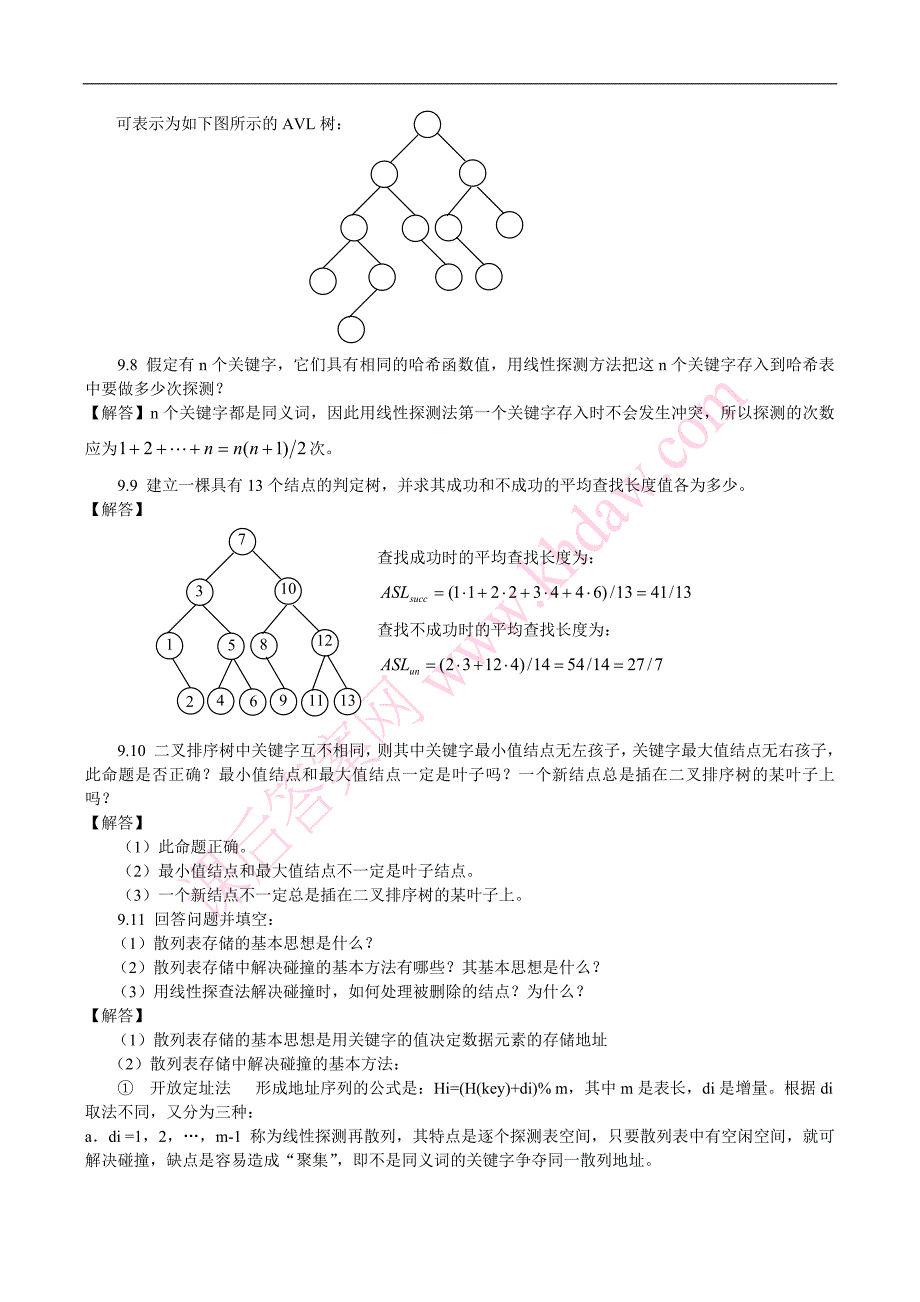 算法与数据结构(9-11章)_第2页