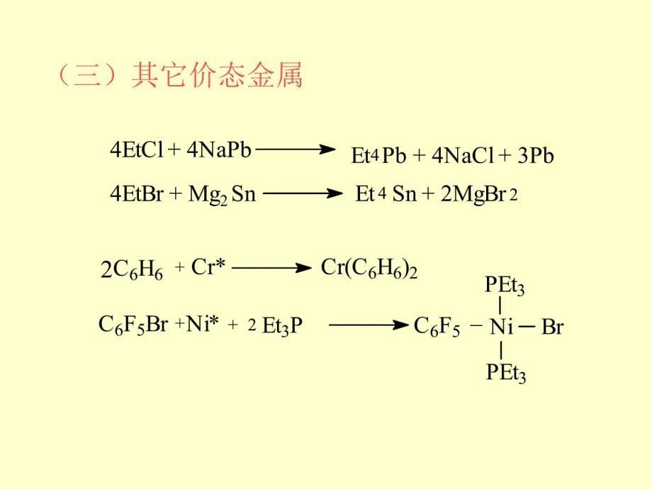 高等有机化学课件4金属有机化学-4金属有机化合物的制备_第5页