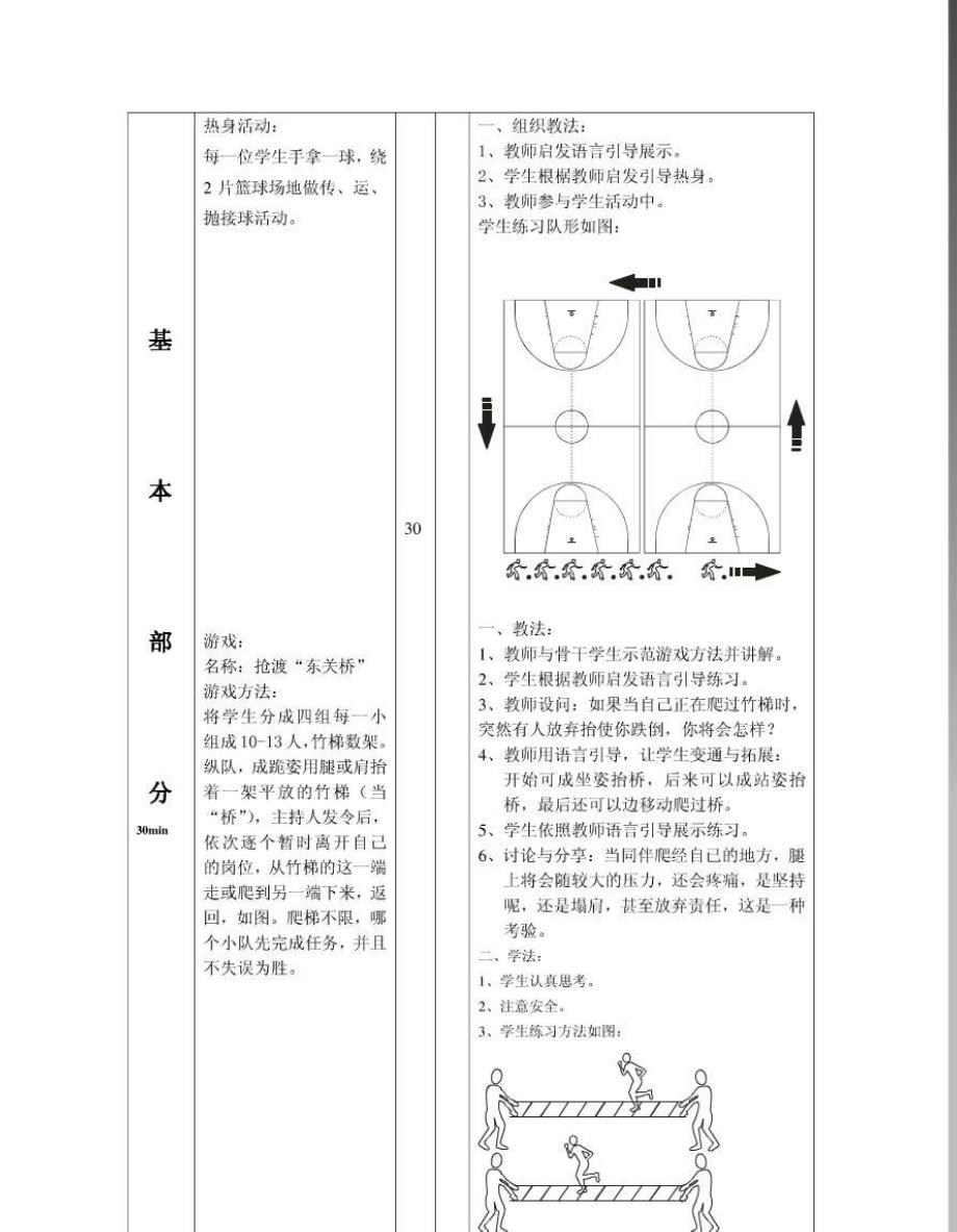 初中体育课堂教学导学案篮球_第2页