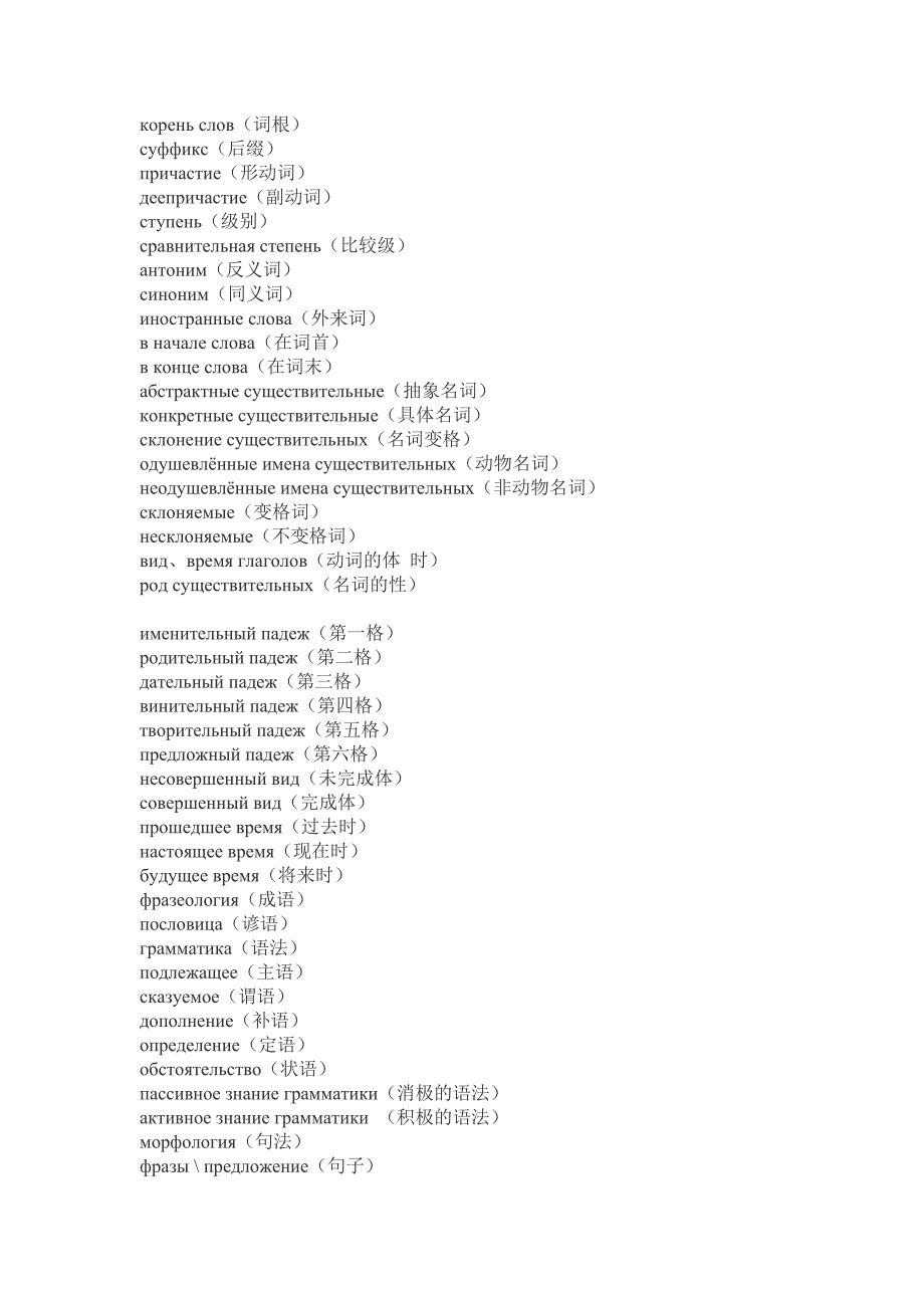 常用课堂用语50句 俄语_第4页