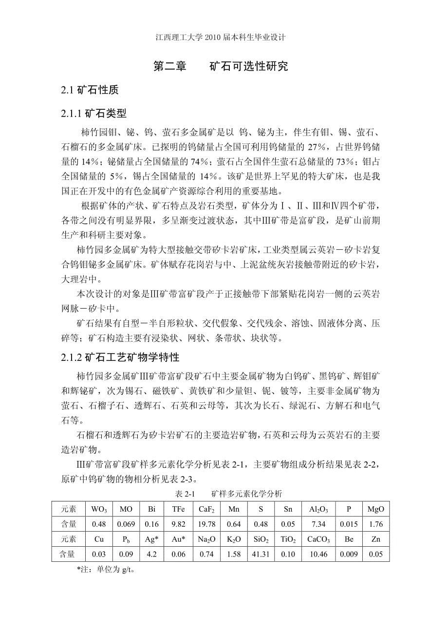 江西理工大学本科生毕业设计资料(陈江安)_第5页