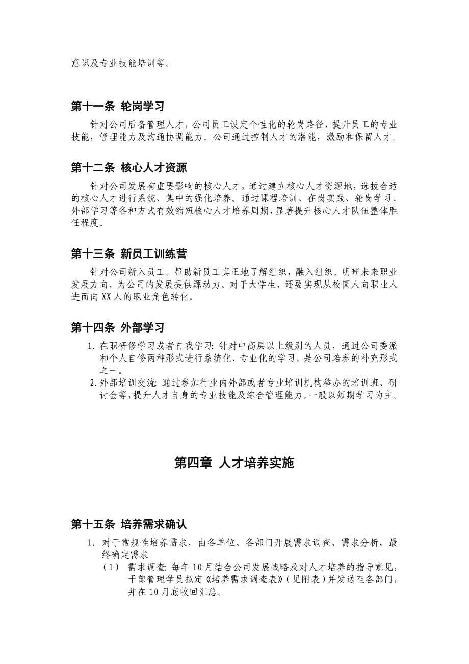 公司干部学院管理制度_第5页