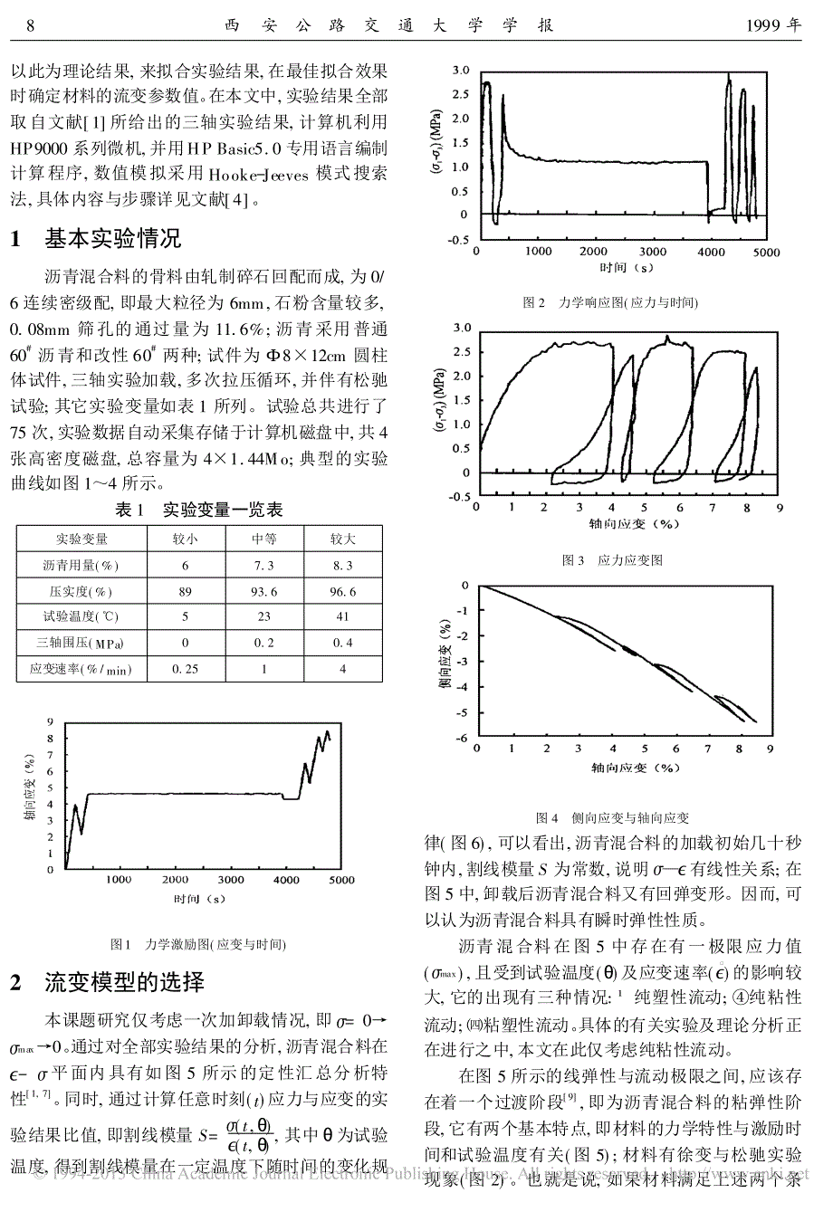 沥青混合料线性流变模型的数值模拟_延西利_第2页