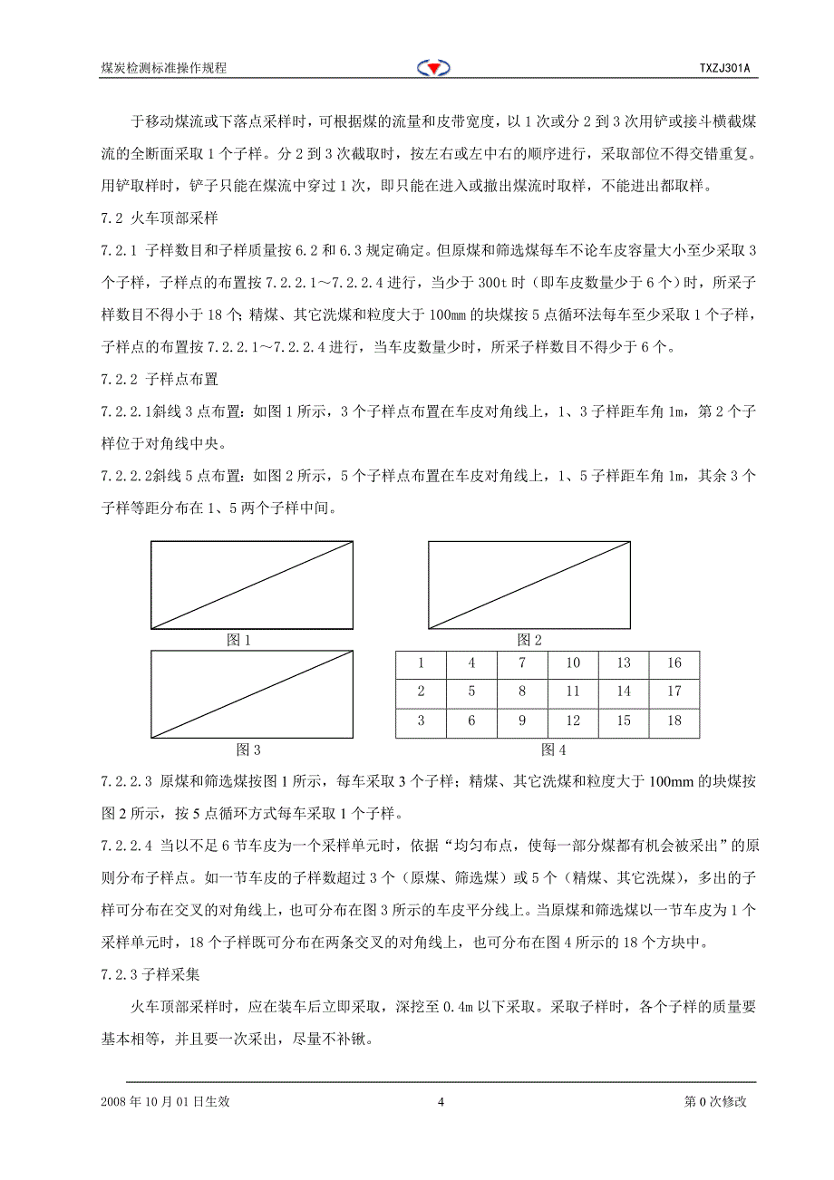 煤炭样品的采取标准操作规程(20080828)_第4页