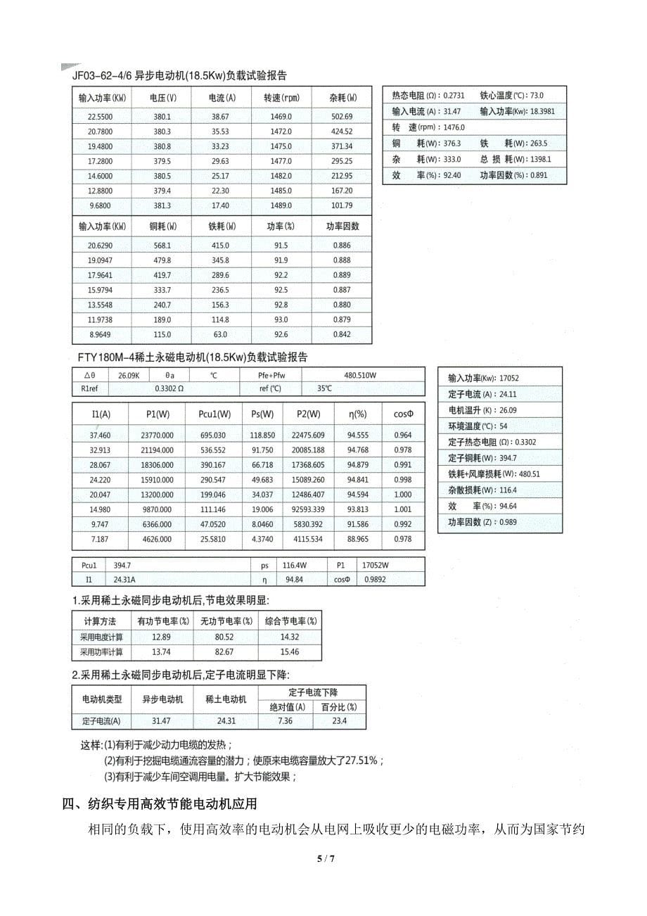 纺织专用高效节能电动机应用_第5页