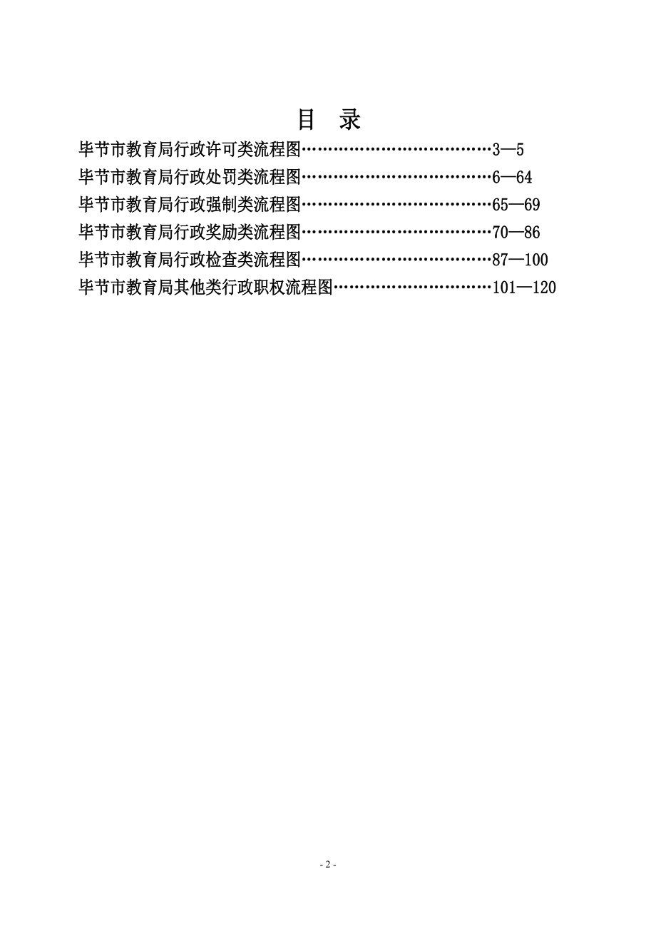 毕节市教育局行政权力运行流程图_第2页