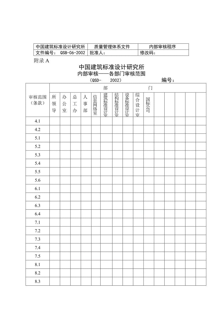 xx建筑标准设计研究所内部审核程序_第5页