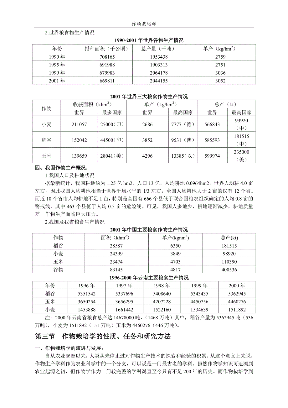 作物栽培学总论讲义_第3页