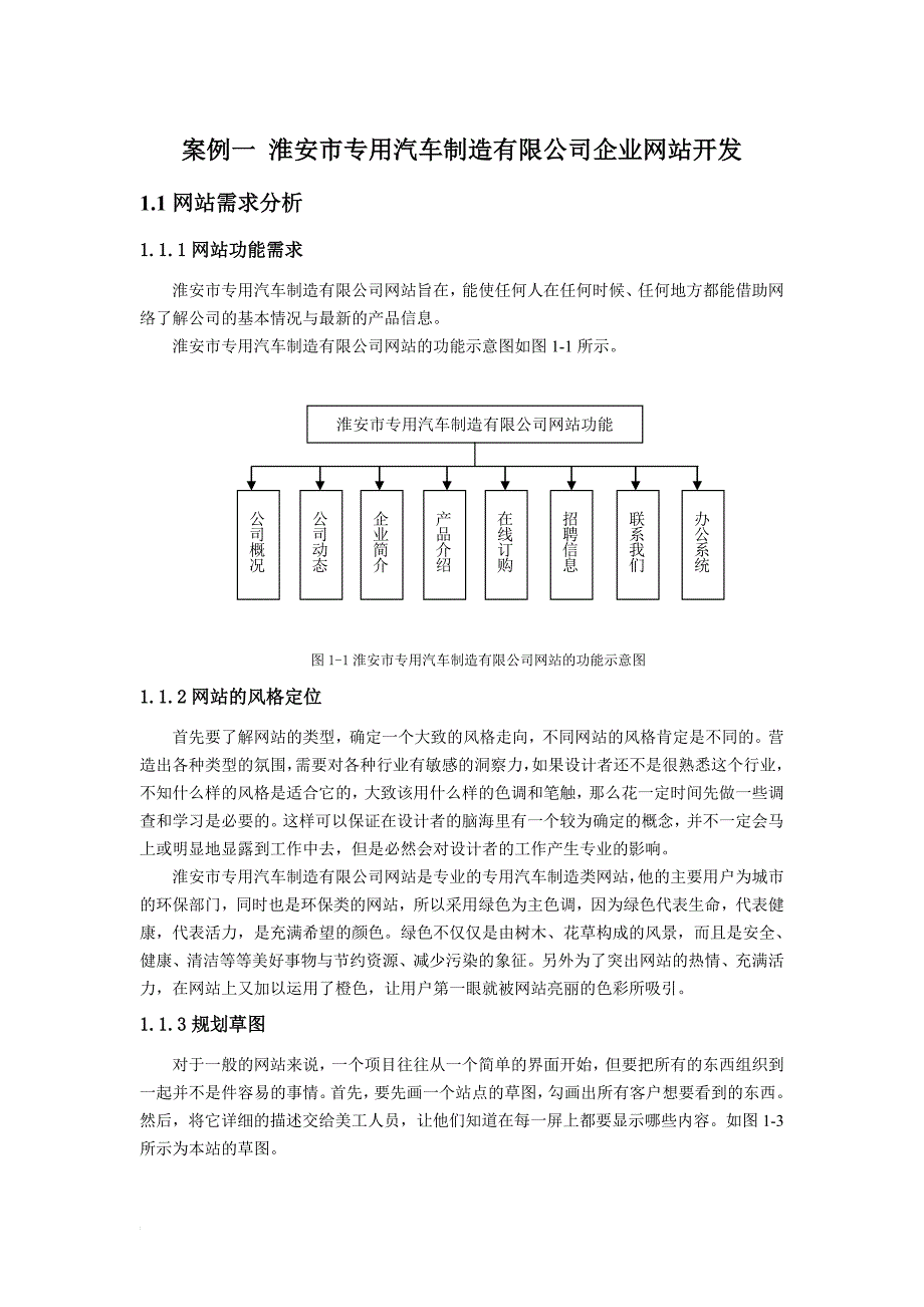 淮安市专用汽车制造有限公司企业网站开发_第1页