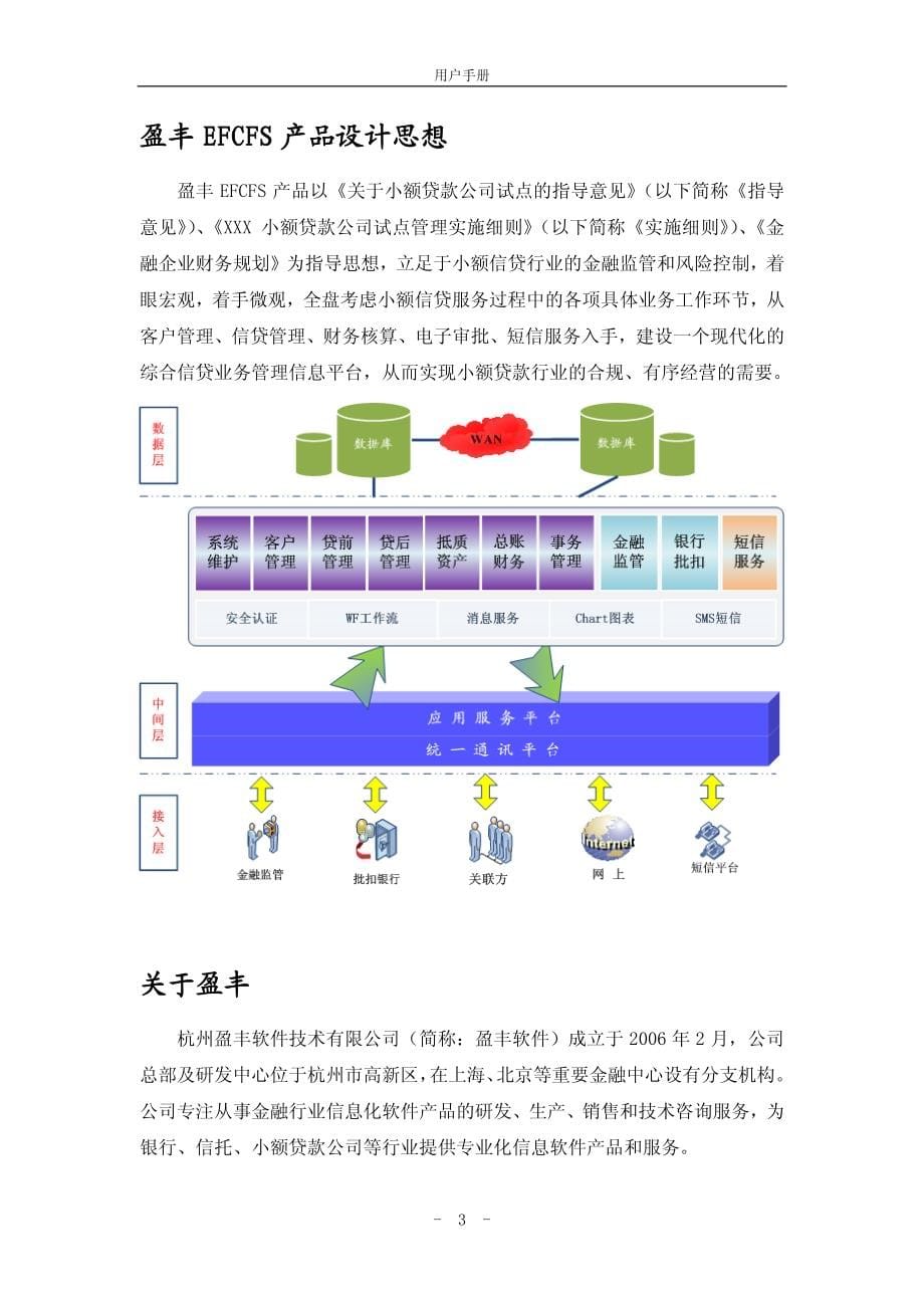 盈丰小额贷款业务管理系统(efcfs v2)用户手册_第5页