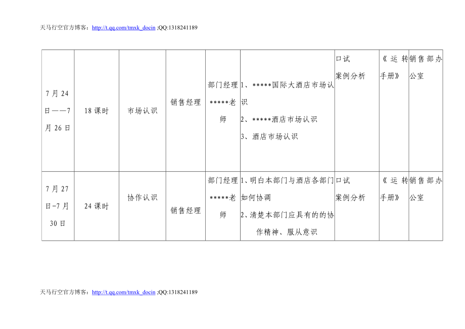 汇总培训计划_第4页