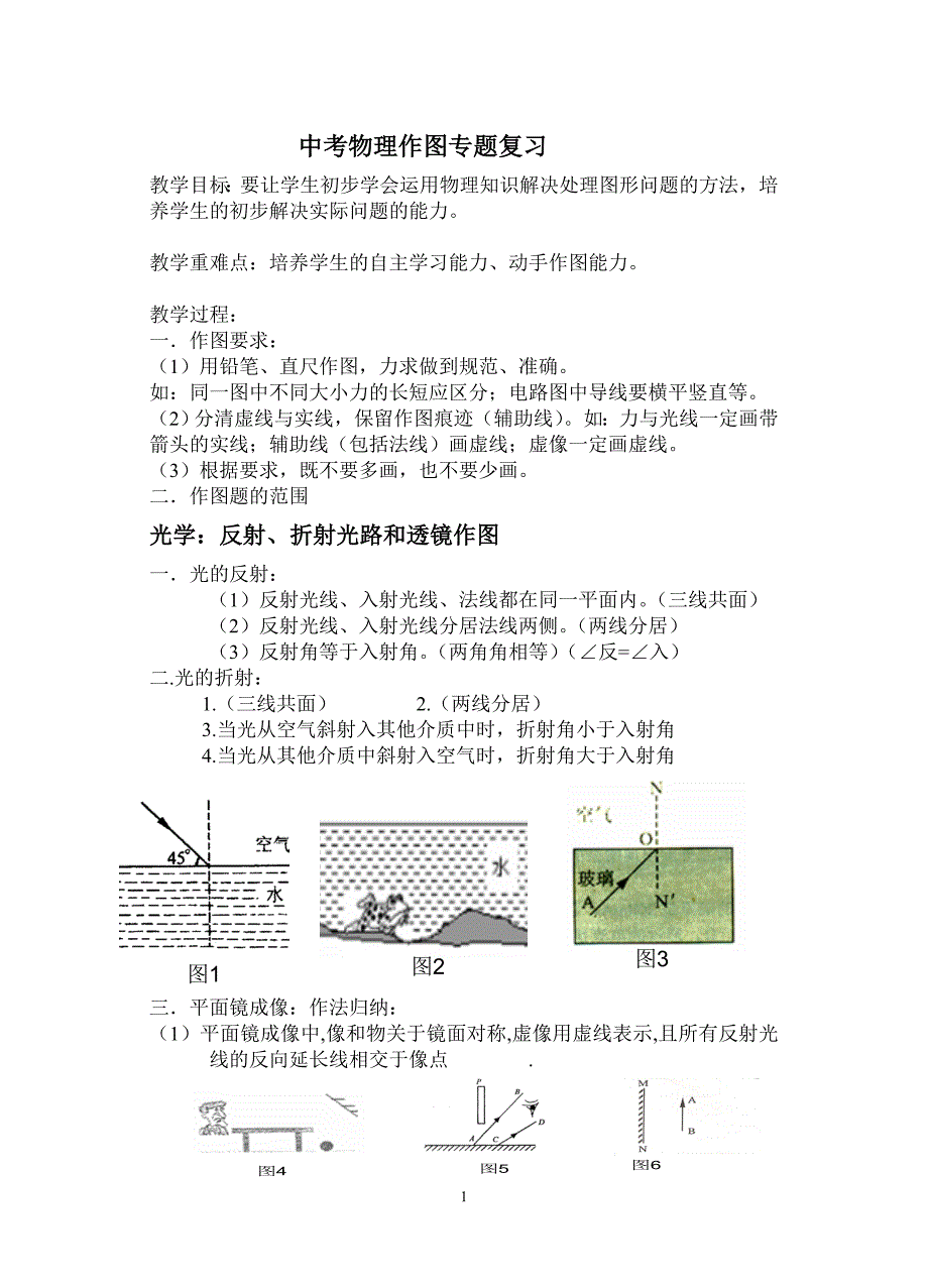 中考物理作图课件_第1页