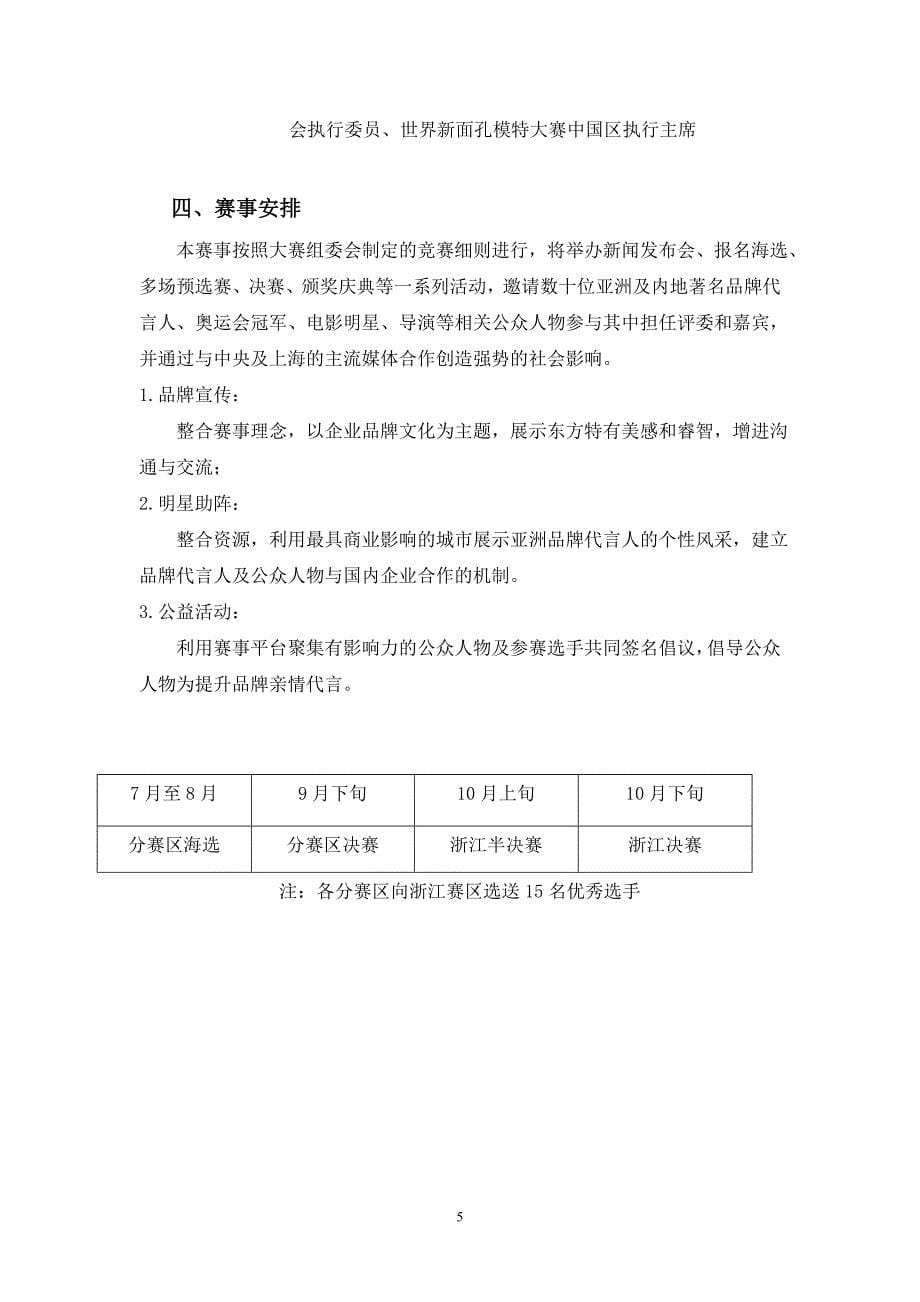 2012中国模特新面孔选拔大赛浙江赛区招商_第5页