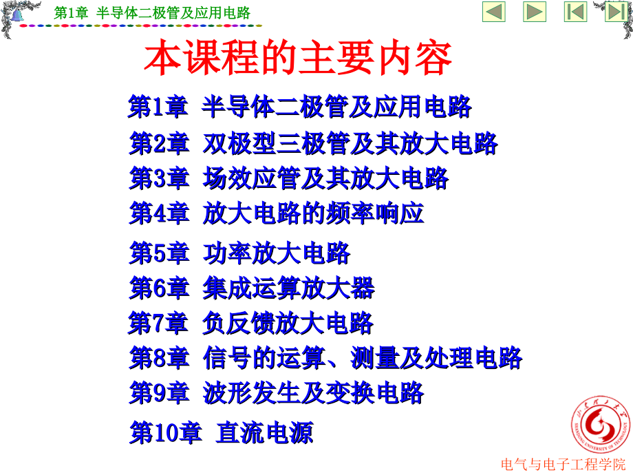 电子技术---第1章 半导体二极管及应用电路_第1页