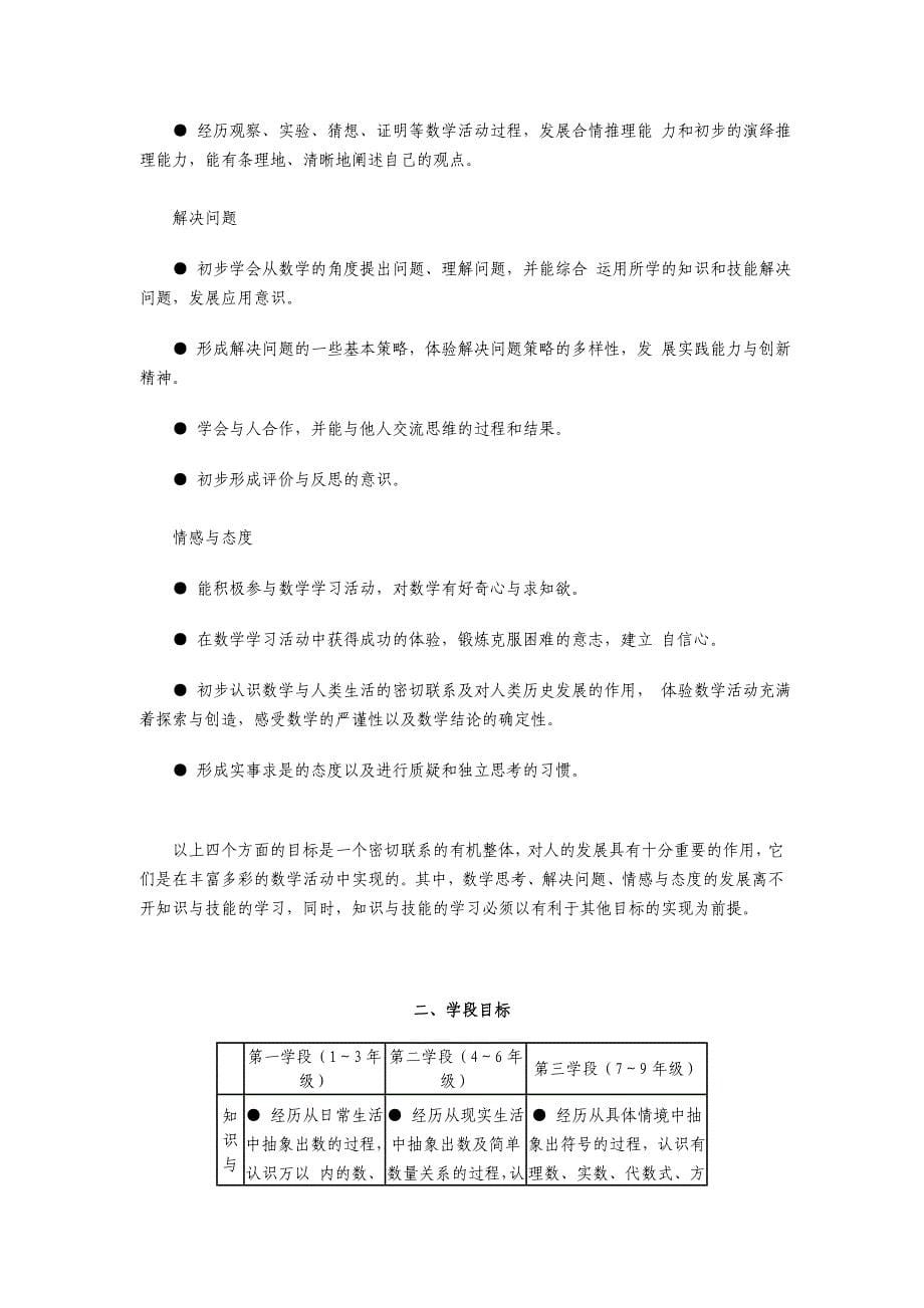 义务教育数学课程标准_第5页