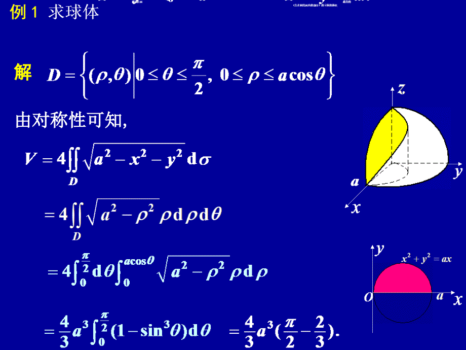 重积分的应用(考研数学精华课件)_第3页