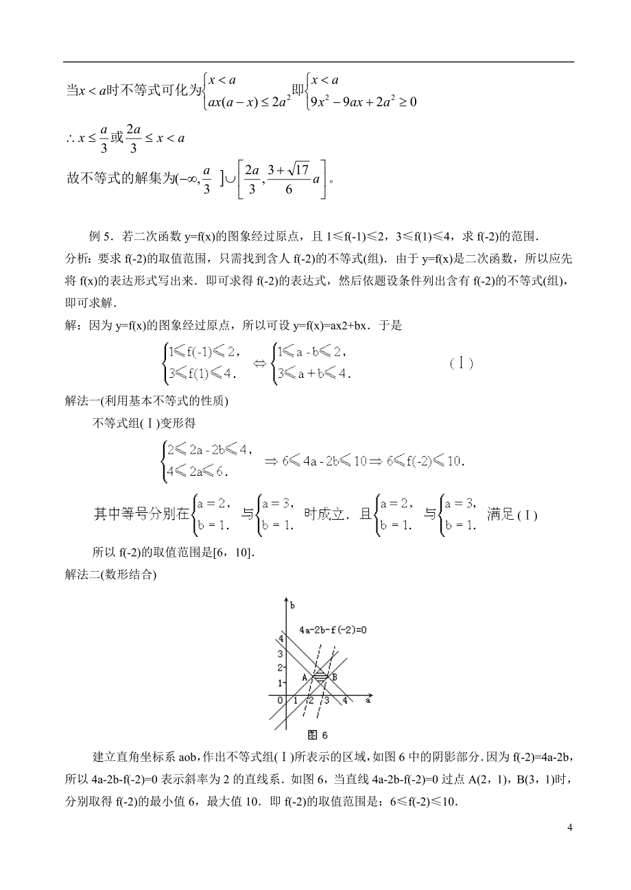 10高考数学不等式问题的题型与方法_第4页