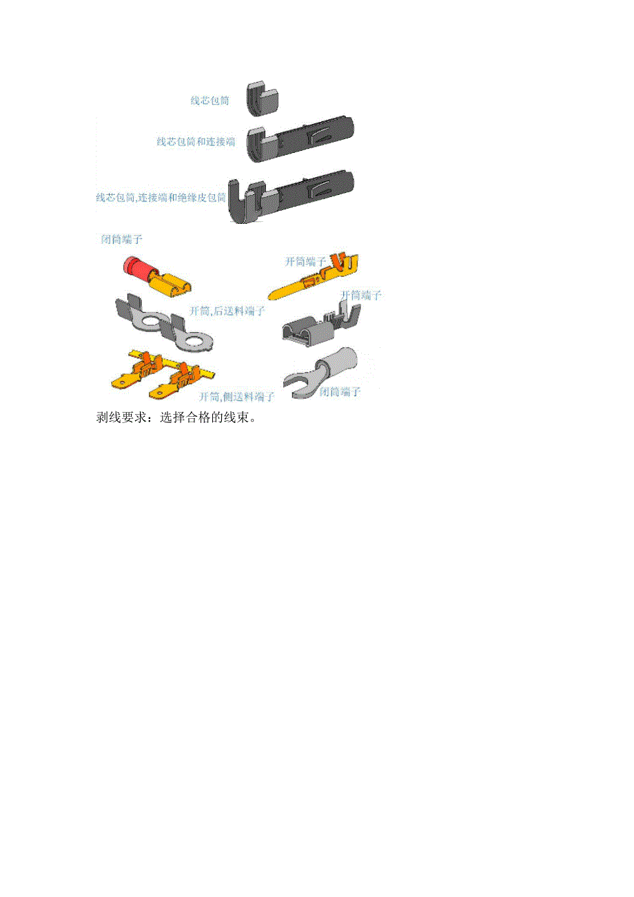 汽车线束端子接插件压接前选材说明书_第2页