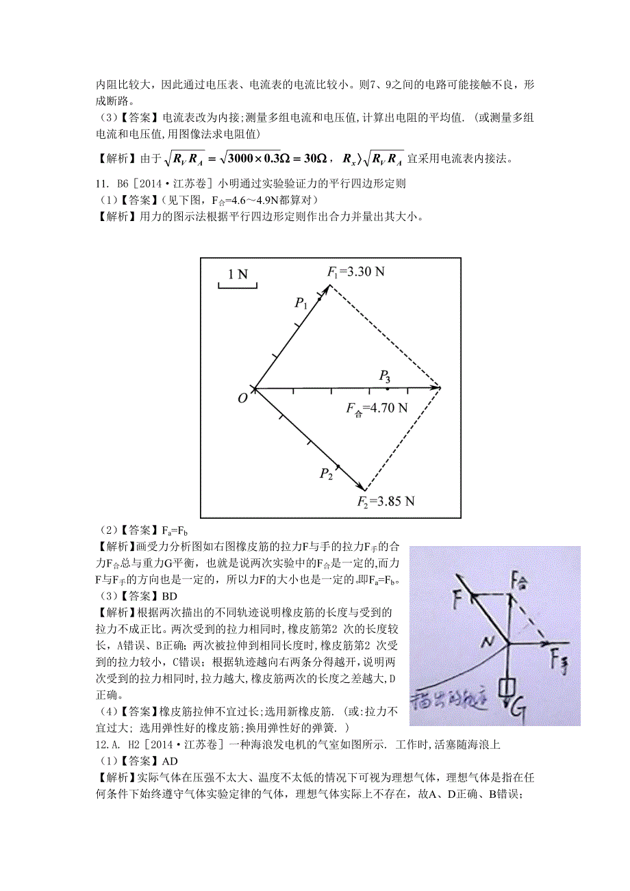 2014年江苏物理高考试卷解析_第4页