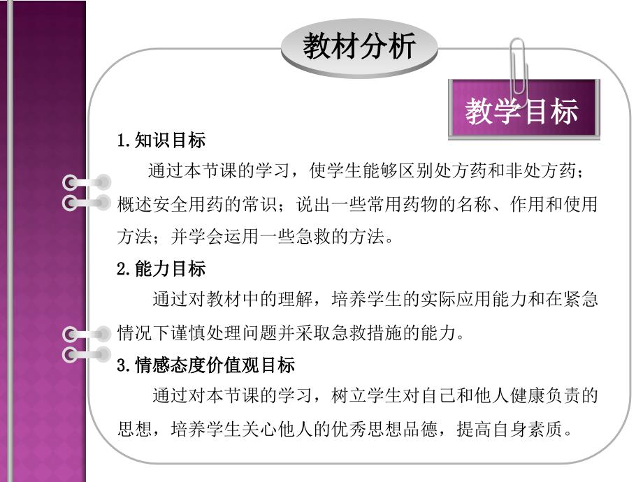 用药与急救预说课稿_第4页