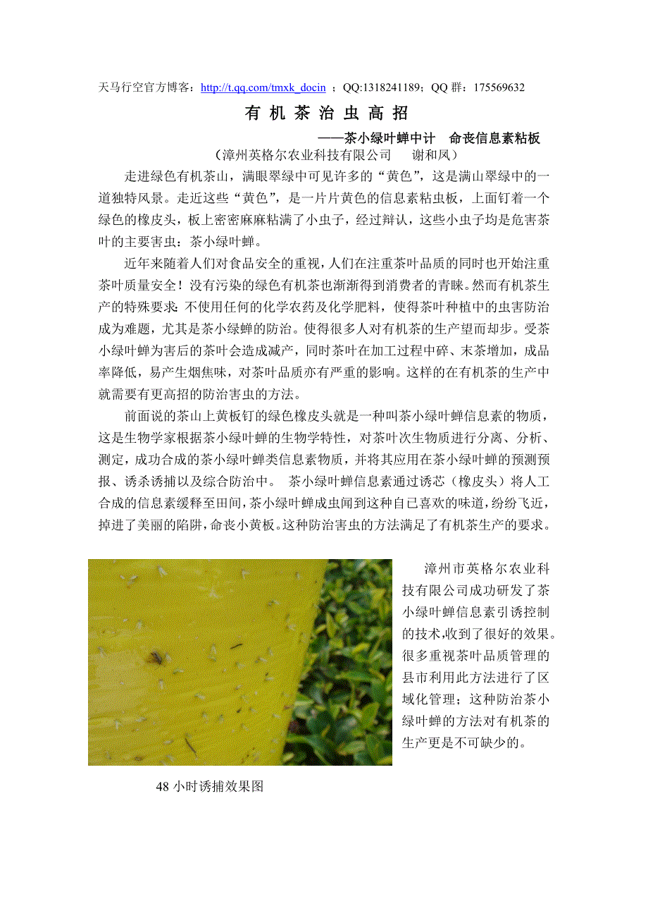 有机茶治虫高招_第1页