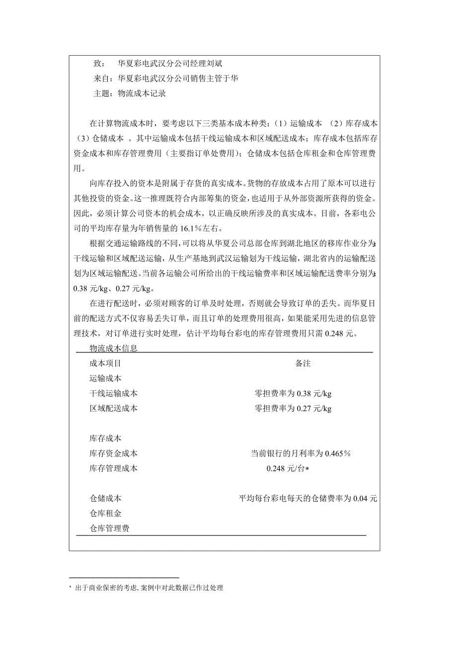 华夏彩电物流系统重构_第5页