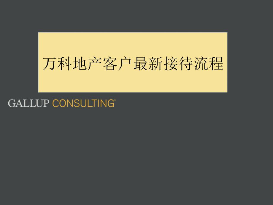 著名地产wk客户接待流程_第1页