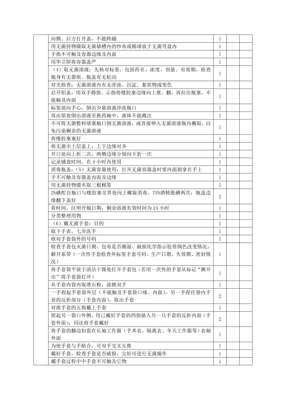 基础护理技术考核表_第2页