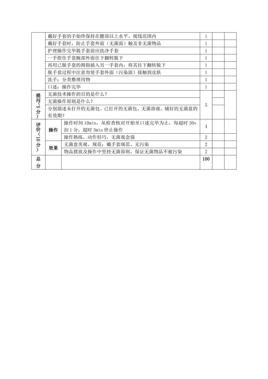 基础护理技术考核表_第3页