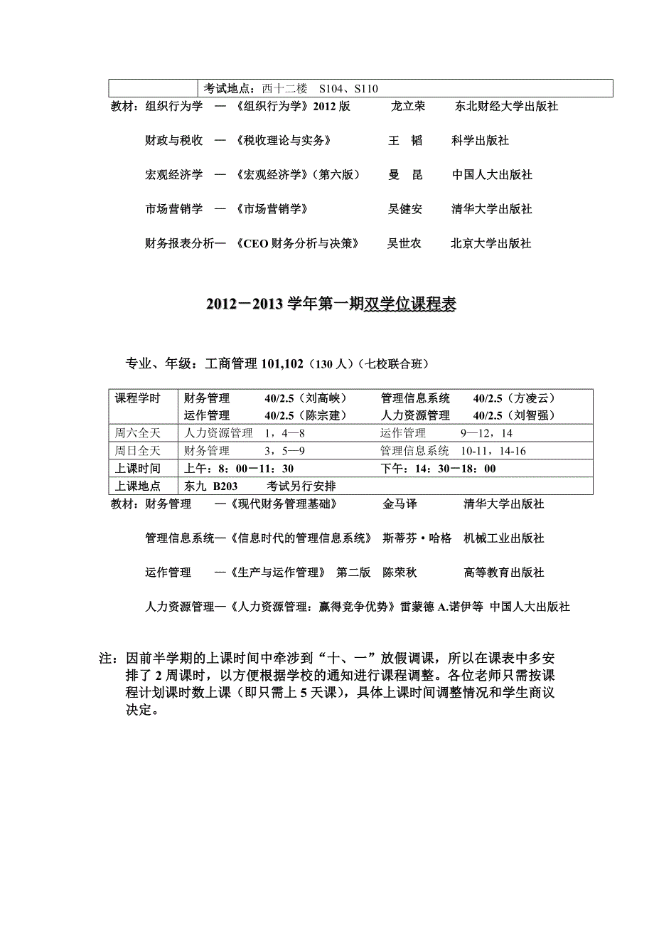 治理学院双学位课表12-13(暑假、上)_第4页