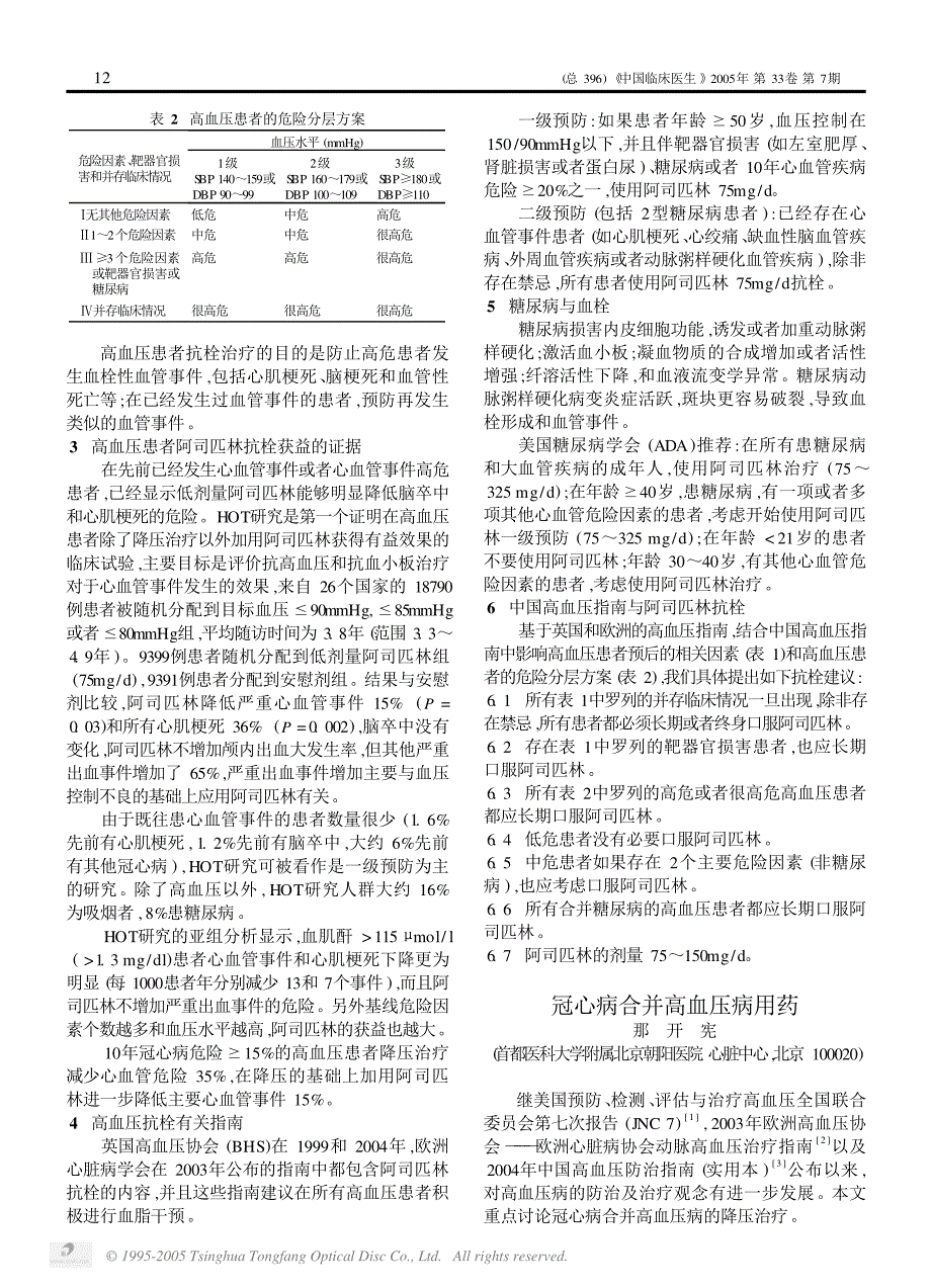 冠心病合并高血压病用药_第1页