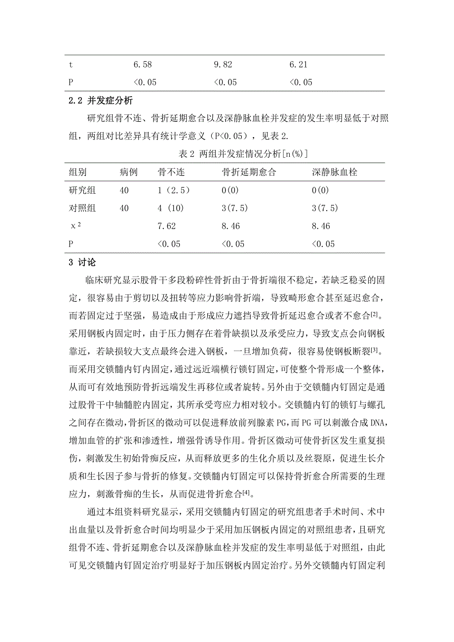 80例内固定疗法用于股骨干多段粉碎性骨折的临床研究_第3页