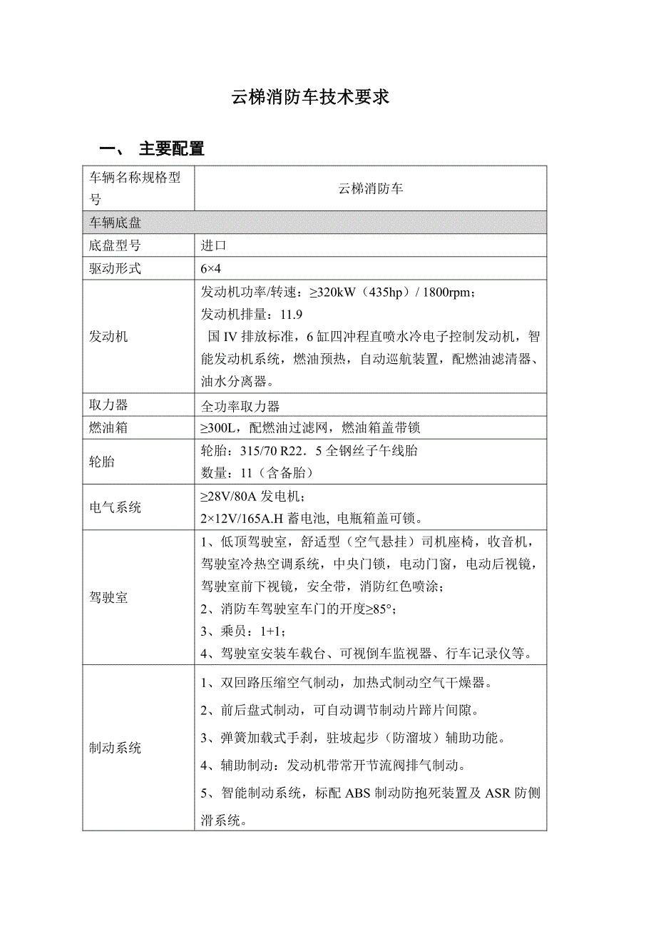 云梯消防车技术要求_第1页