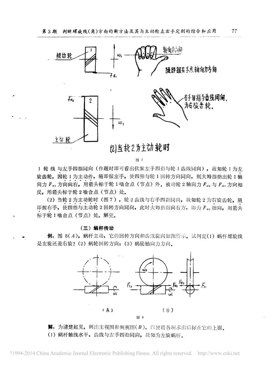 判断螺旋线_角_方向的新方法及其_省略_和应用_主动件左右手定则及其应用_彭玖绍_第5页